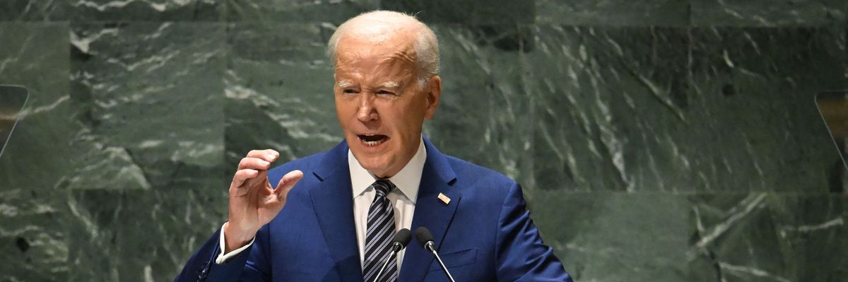 Joe Biden speaks at the U.N. General Assembly