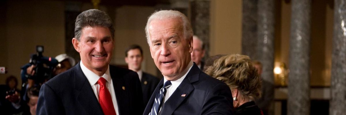 Joe Manchin and Joe Biden