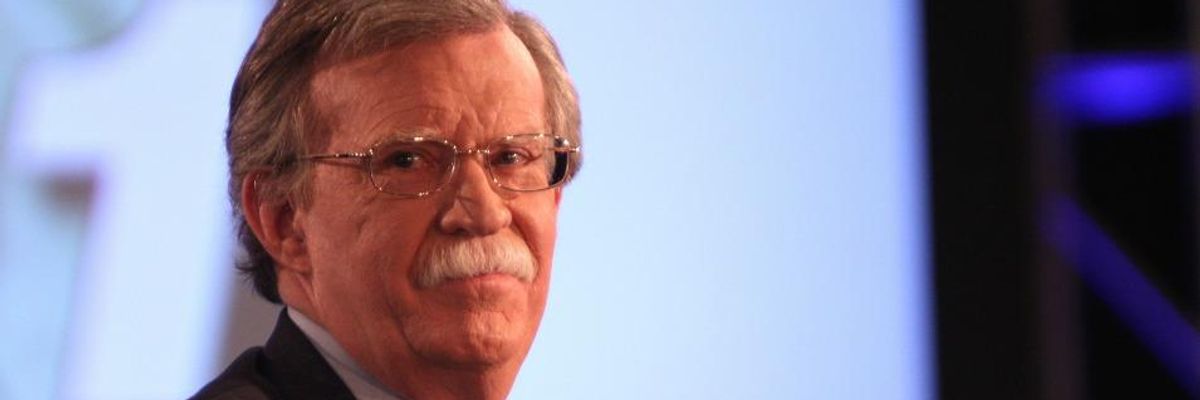 Let's Call Bolton What He Is: A War Criminal with Terrorist Ties, Not Just "Hawkish"