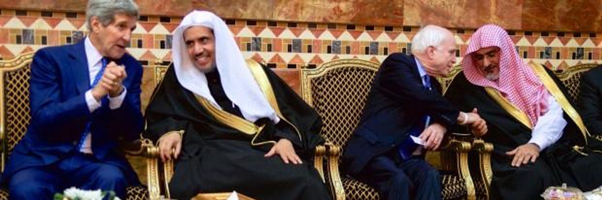 John Kerry and John McCain meet with Saudis