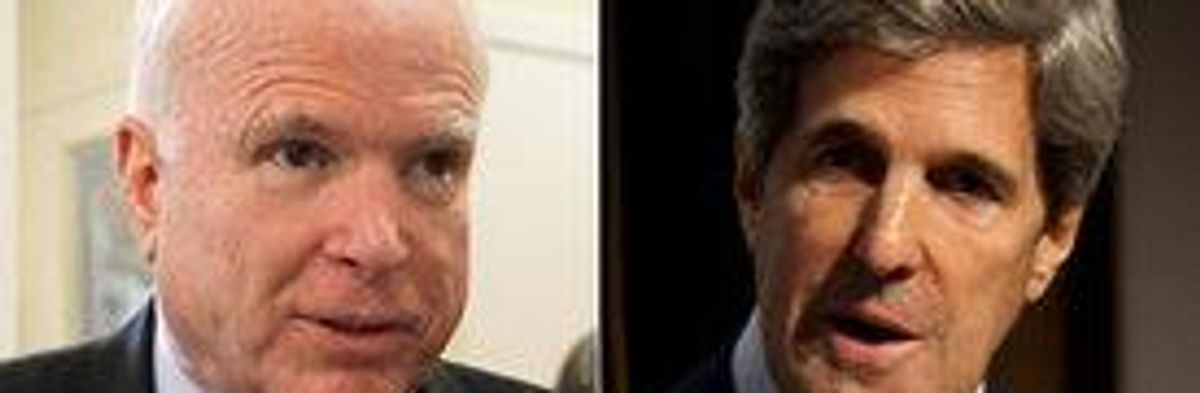 Kerry, McCain Come to Obama's Rescue Over Libya