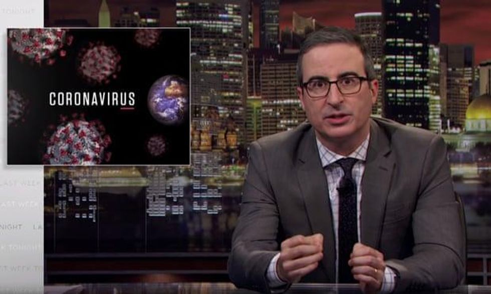 John Oliver with Coronavirus