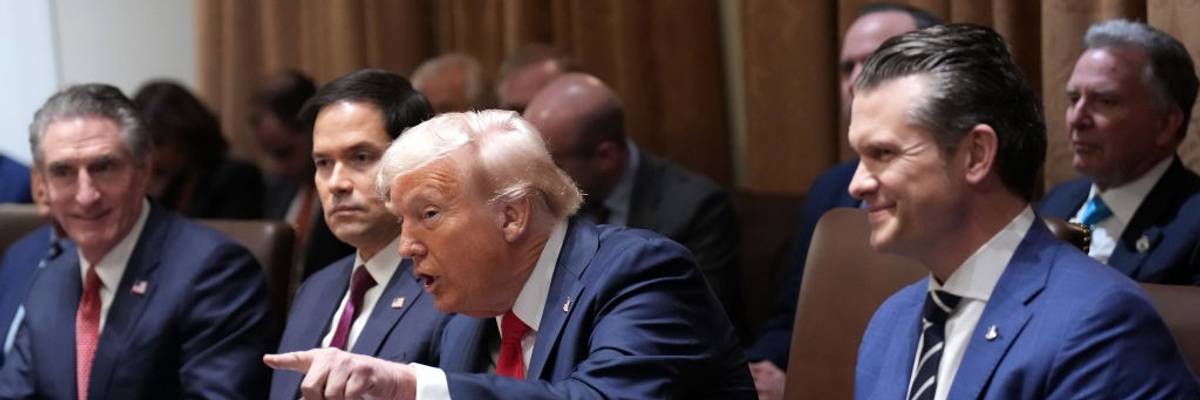 Joined By Elon Musk, Trump Holds First Cabinet Meeting Of His Second Term