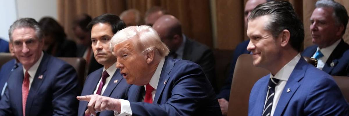 Joined By Elon Musk, Trump Holds First Cabinet Meeting Of His Second Term