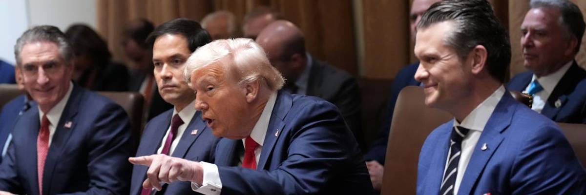 Joined By Elon Musk, Trump Holds First Cabinet Meeting Of His Second Term