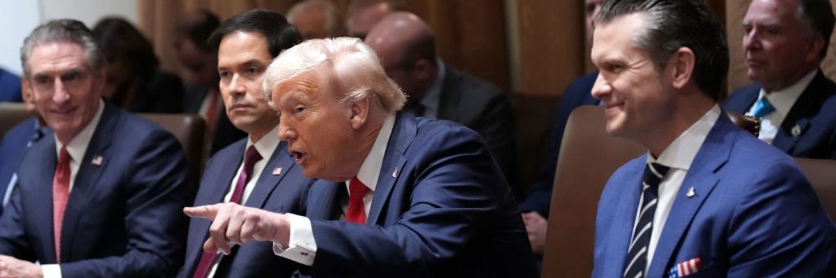 Joined By Elon Musk, Trump Holds First Cabinet Meeting Of His Second Term