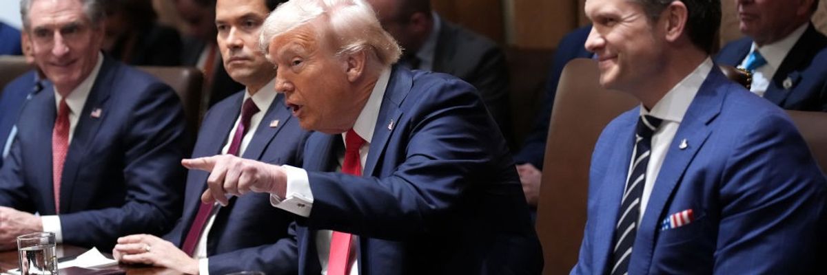 Joined By Elon Musk, Trump Holds First Cabinet Meeting Of His Second Term