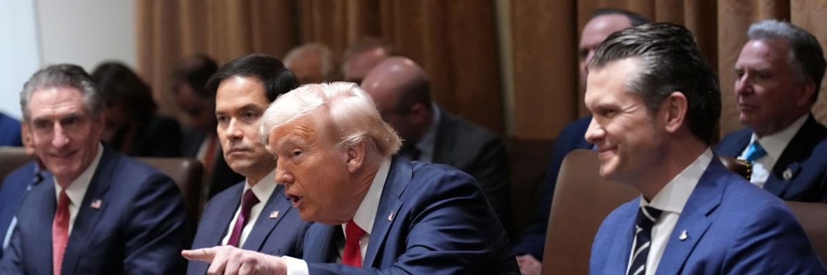 Joined By Elon Musk, Trump Holds First Cabinet Meeting Of His Second Term