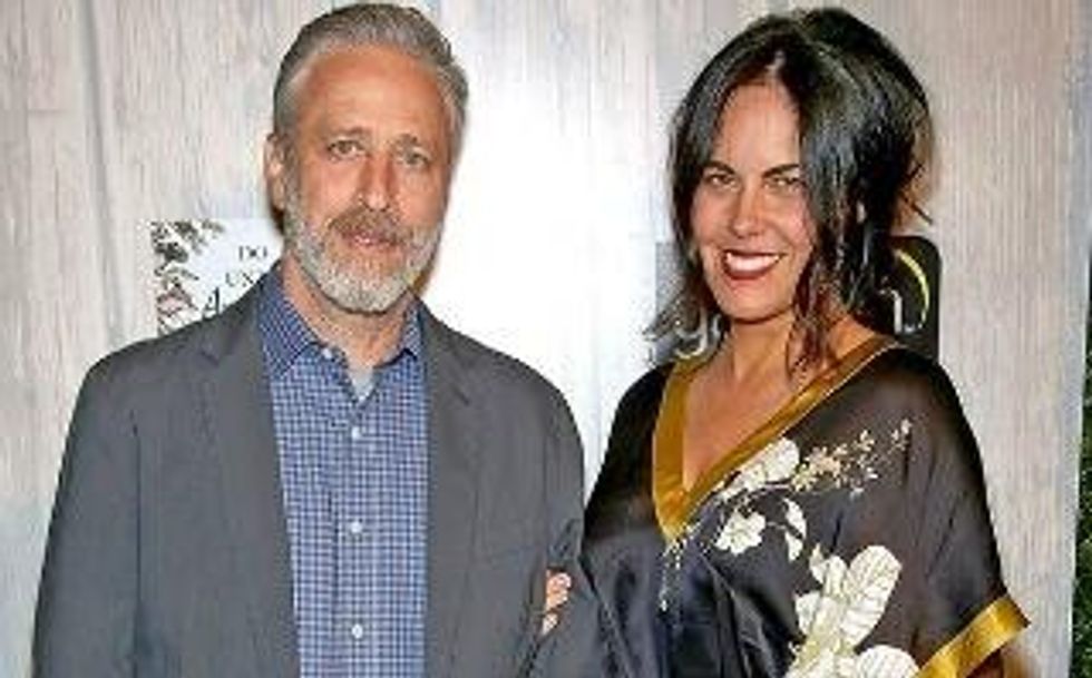 Jon and Tracey Stewart. (Photo: Paul Zimmerman/WireImage)