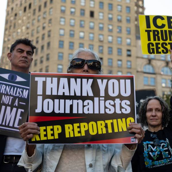 ''Journalism is not a crime'' rally in New York