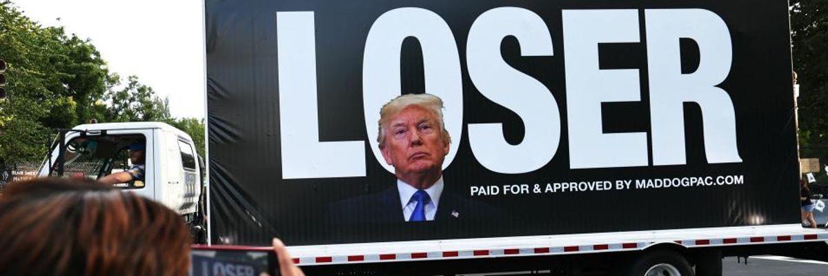 "No You Didn't" Trends After Trump's Latest Election Result Lie