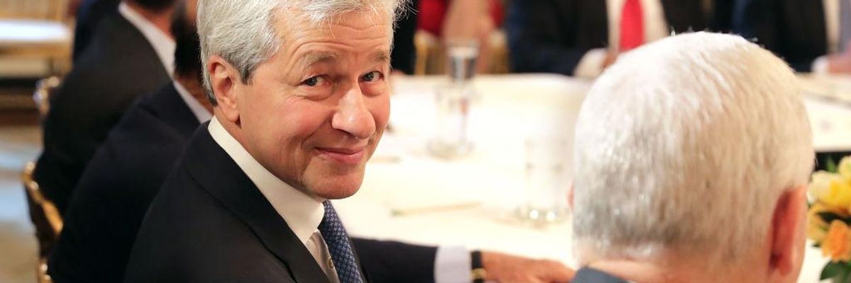 JPMorgan Chase CEO Jamie Dimon attends an event at the White House on February 3, 2017 in Washington, D.C.