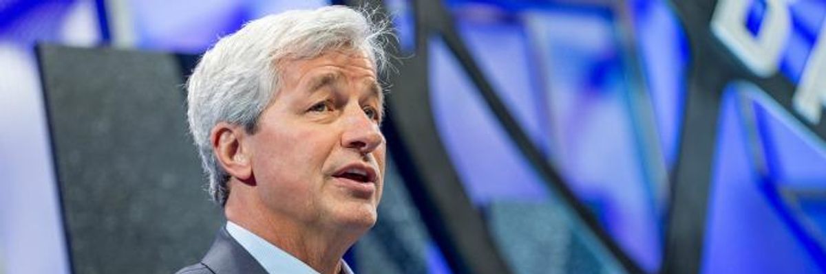 'Stop Funding Climate Change!': Jamie Dimon Interrupted for Important Planetary Message