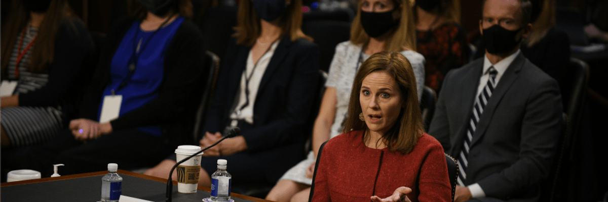 'We Don't Need a Climate Denier on the Supreme Court': Outrage as Barrett Says She Has No 'Firm Views' on Climate Crisis