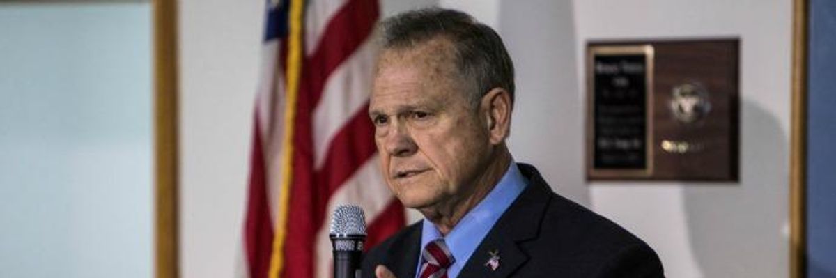 Trump Endorses Accused Child Molester Moore Because He Wants Vote for Tax Cuts