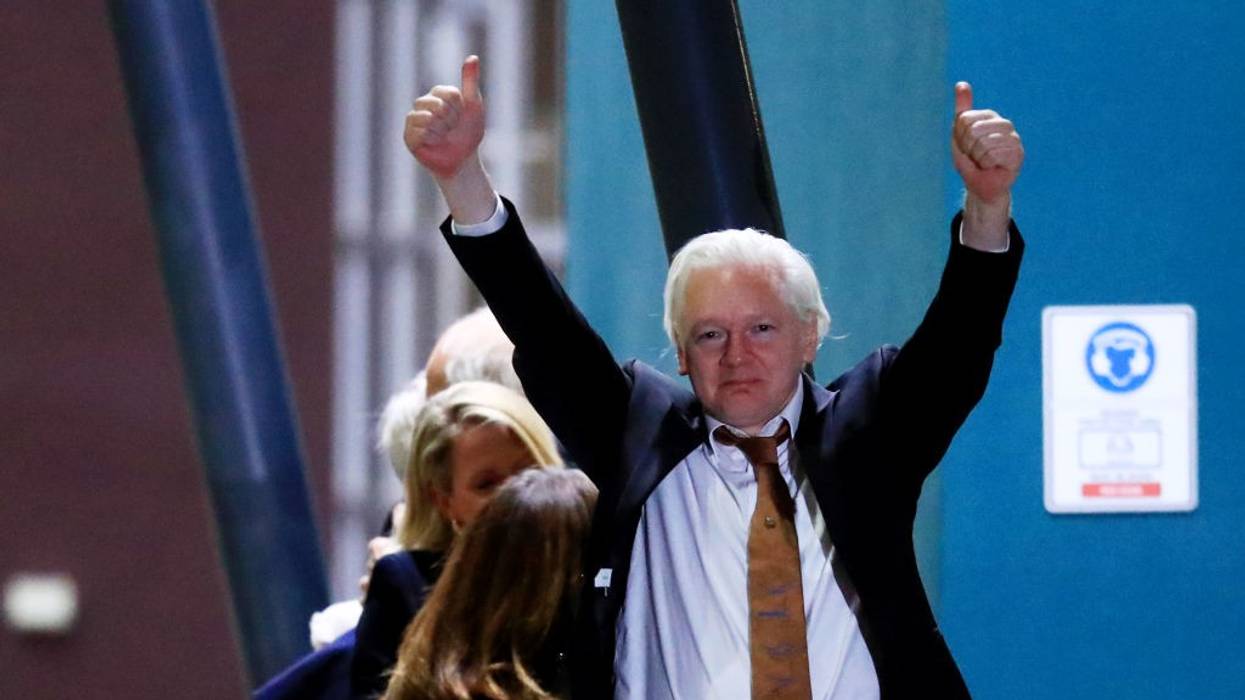 Julian Assange finally free