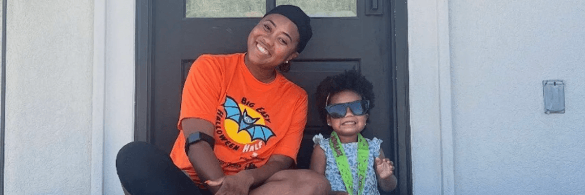 Julienne Louis-Anderson and her daughter.