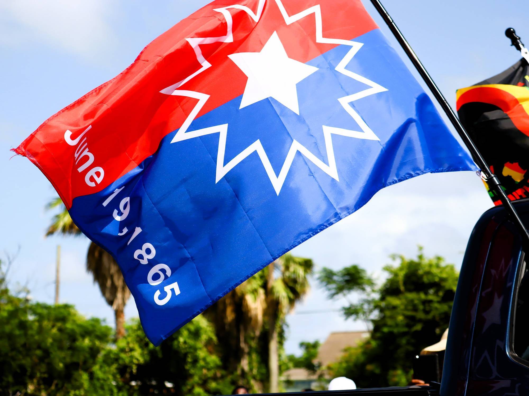 Juneteenth flag.
