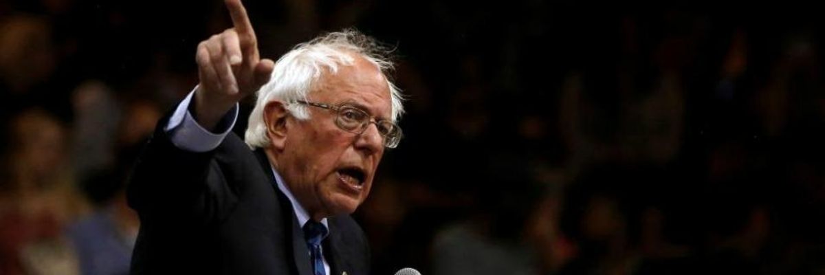 Sanders Vows To "Vigorously Oppose" Trump's Noxious and Destructive Agenda