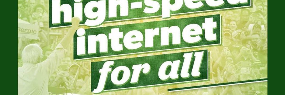 Vowing to Deliver High-Speed Broadband for All, Sanders Plan Would Enshrine Internet as Public Utility