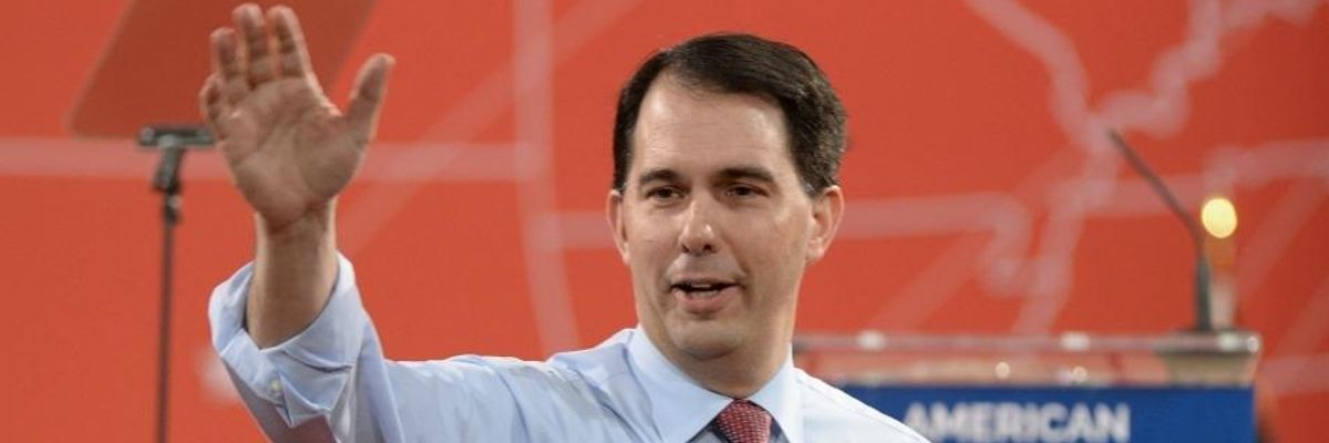 Scott Walker to Head 'Slow Moving Coup' to Repeal-and-Replace U.S. Constitution