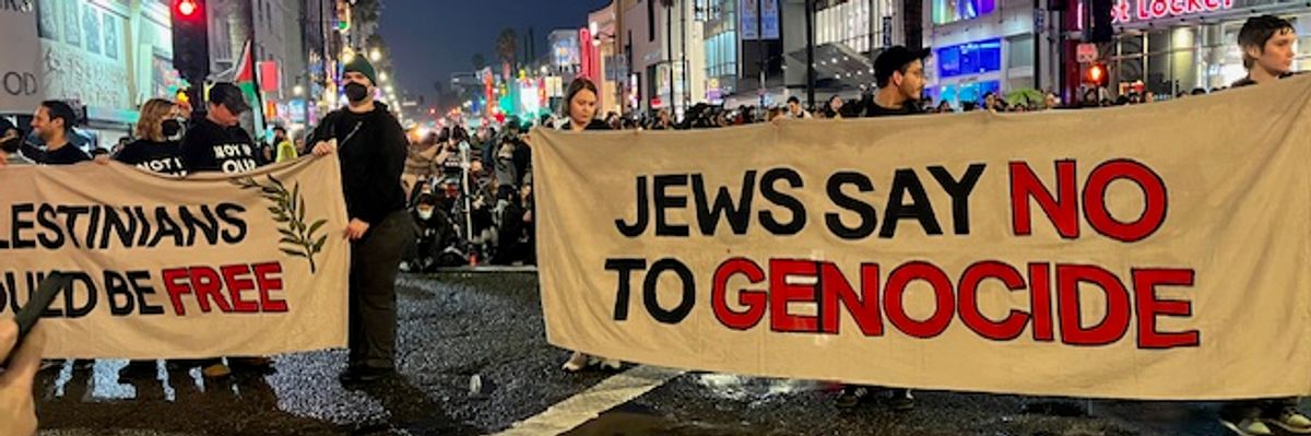 JVP Hollywood protest.