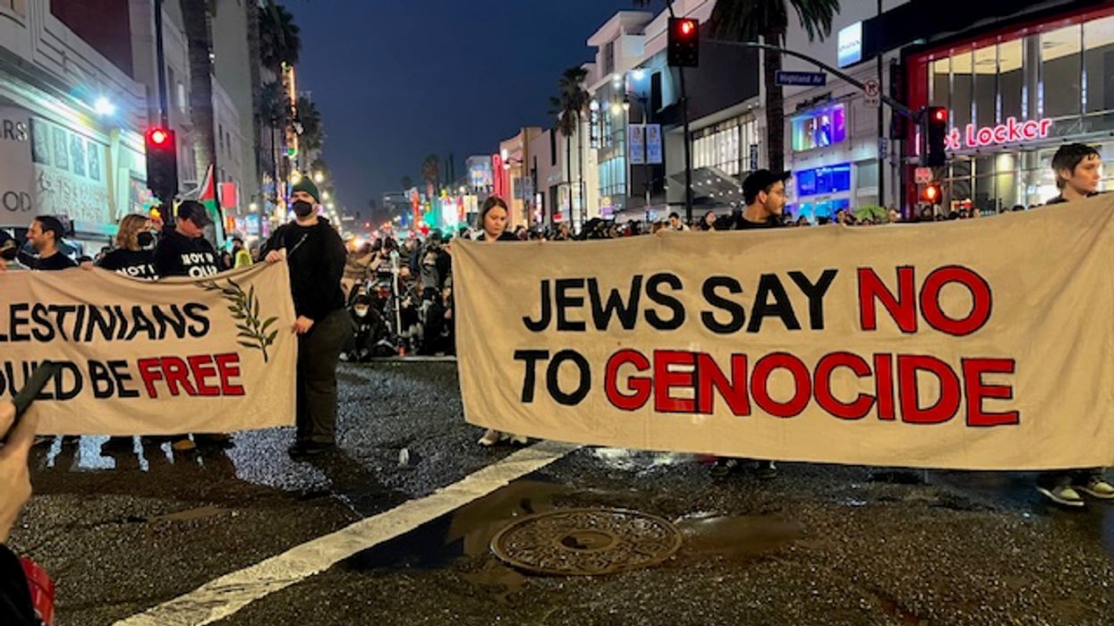 JVP Hollywood protest.