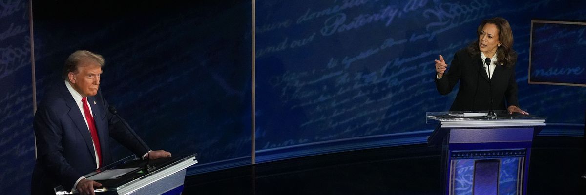 Kamala Harris and Donald Trump debate