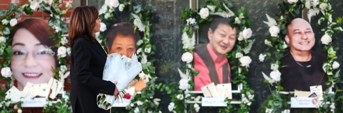 Kamala Harris mourning victims of Star Ballroom Dance Studio shooting