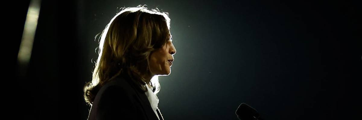 Kamala Harris Speaks On The Ellipse In Washington, D.C. One Week Ahead Of Presidential Election