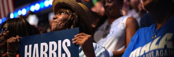 Kamala Harris supporter