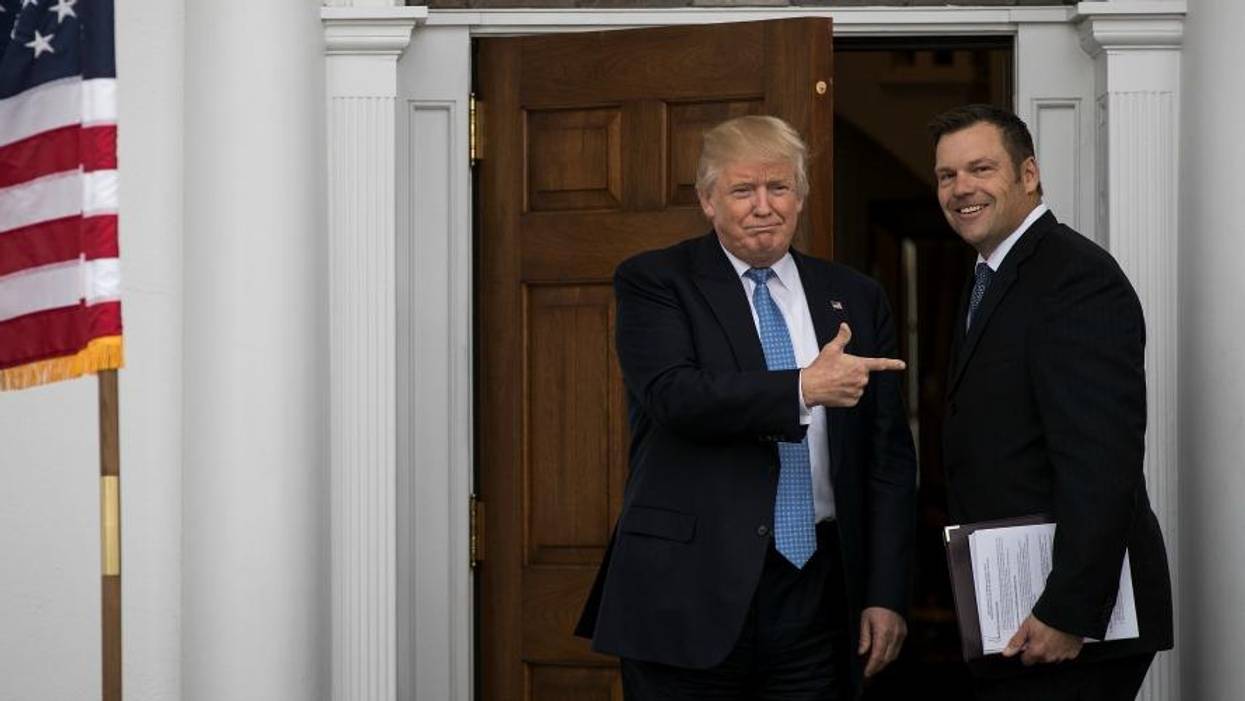 'Stunning': Voting Rights Villain and Trump Sidekick Kris Kobach Refuses to Recuse Himself From Overseeing Recount of His Own Election