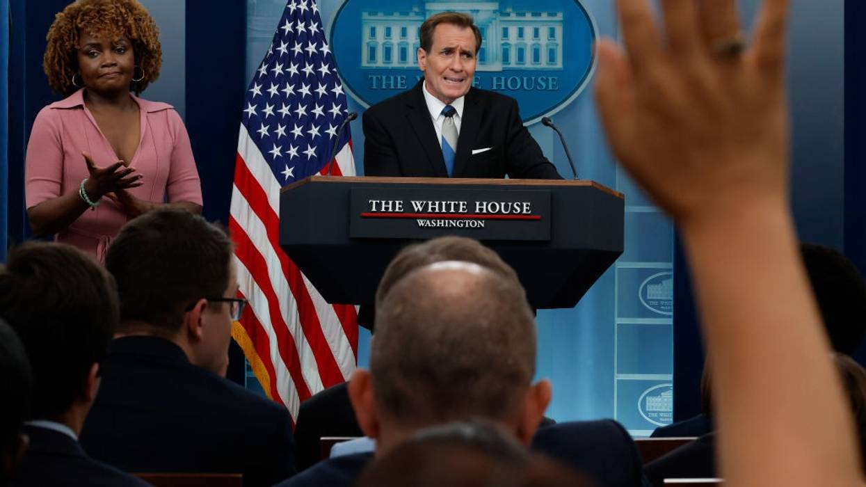 Karine Jean-Pierre and John Kirby speak to repoorters