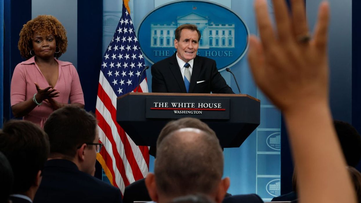 Karine Jean-Pierre and John Kirby speak to repoorters