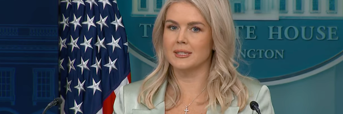 Karoline Leavitt speaks