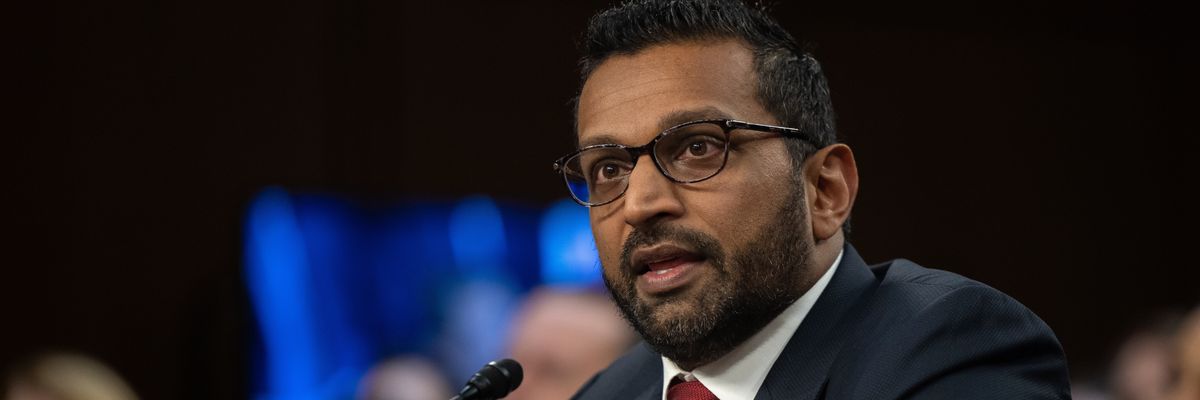 Kash Patel, nominee to be director of the Federal Bureau of Investigation
