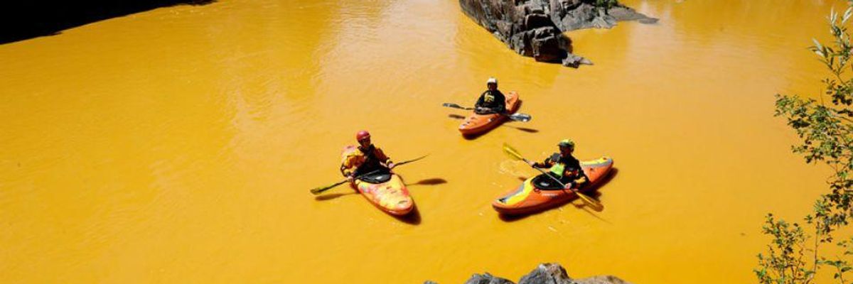 EPA Causes Massive Mine Waste Spill in Colorado That Turns River Orange