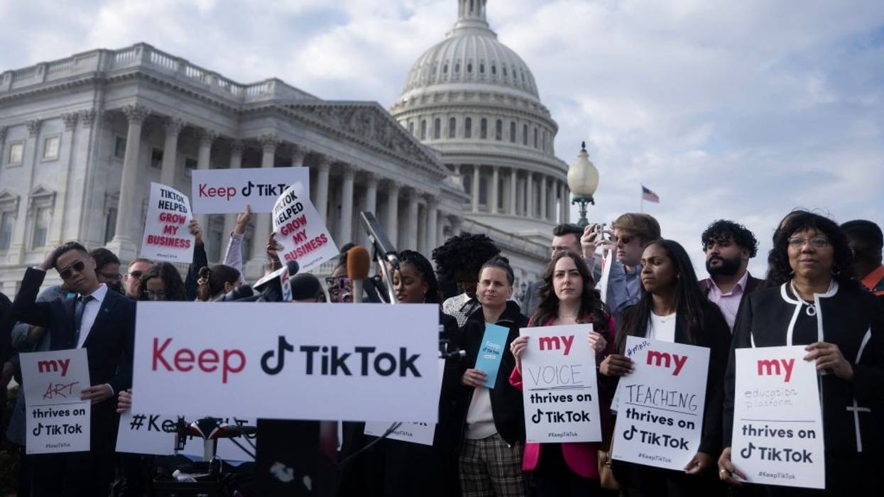Keep TikTok protesters rally outside the U.S. Capitol