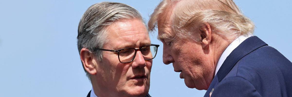 Keir Starmer and Donald Trump