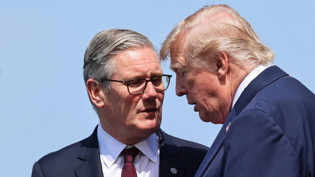 Keir Starmer and Donald Trump