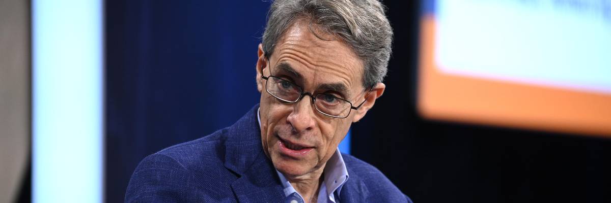 Kenneth Roth, former executive director of Human Rights Watch, speaks on stage during the 2022 Concordia Annual Summit