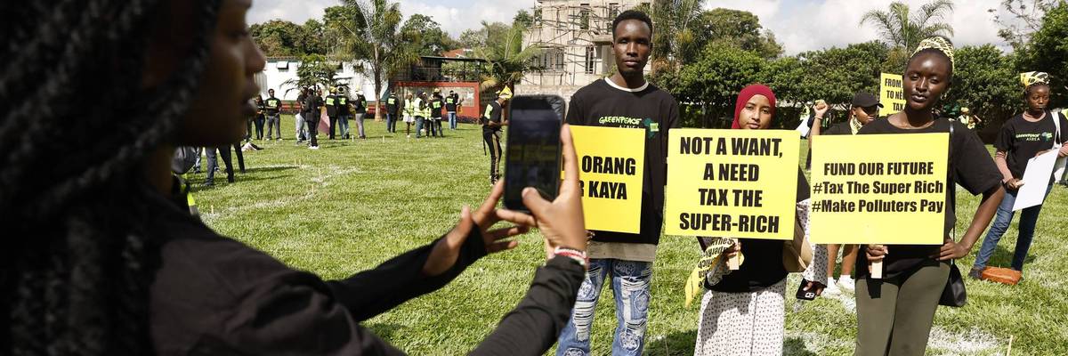 KENYA-CLIMATE-GREENPEACE