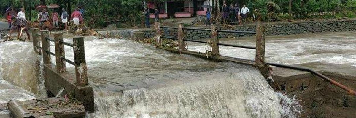 As 'Unprecedented Flooding Havoc' Kills Hundreds in Kerala, Indian Scientist Decries 'Man-Made Disaster'