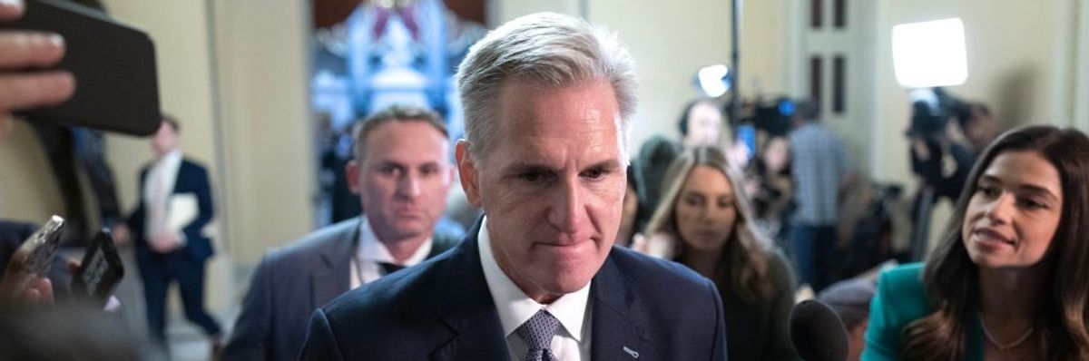 Kevin McCarthy glowers at the camera.