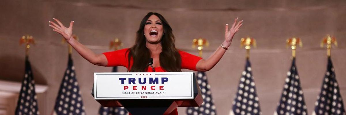 'This Is Lunatic, Fascist Stuff': Watch Don Jr. and Kimberly Guilfoyle Kick Off RNC With Falsehood-Filled Rants