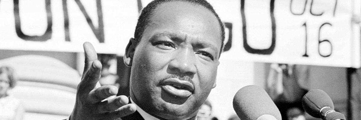 King Speech at Sproul Plaza in Berkeley