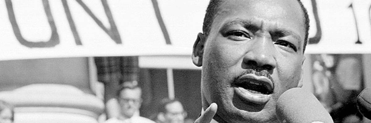 King Speech at Sproul Plaza in Berkeley