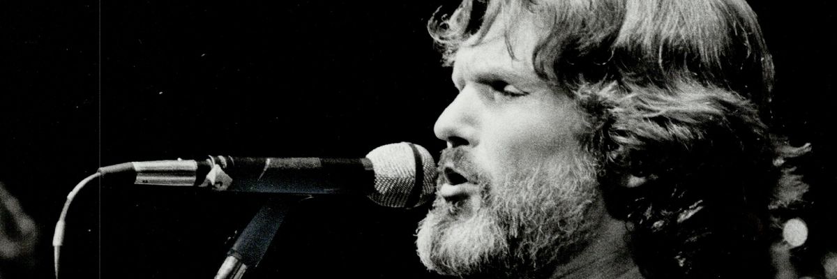 Kris Kristofferson perfoming in Canada