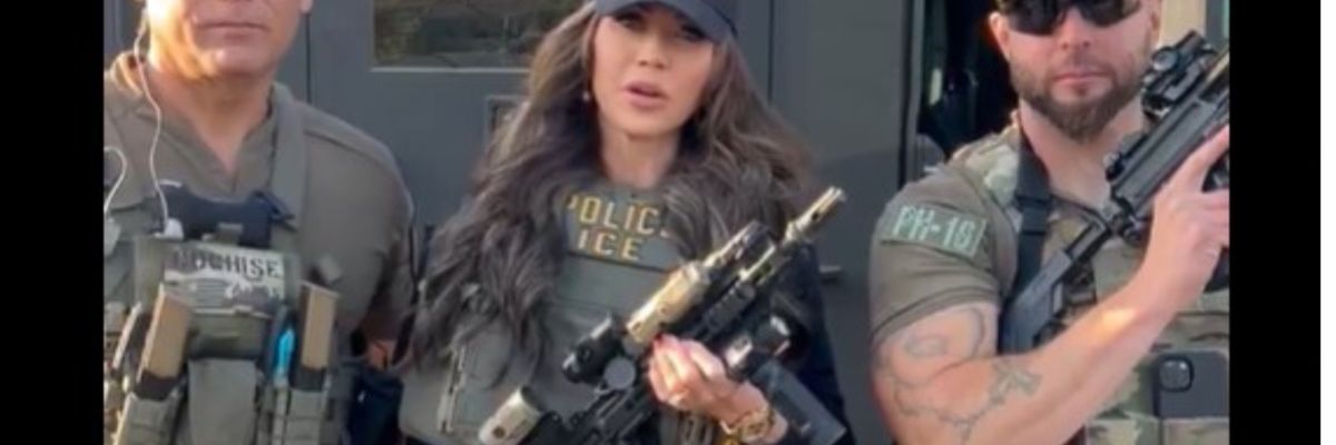 Kristi Cosplay is an ICE thug today