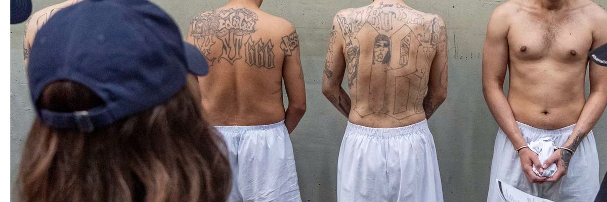 Kristi Noem humiliates Venezuelan detainees for fun.